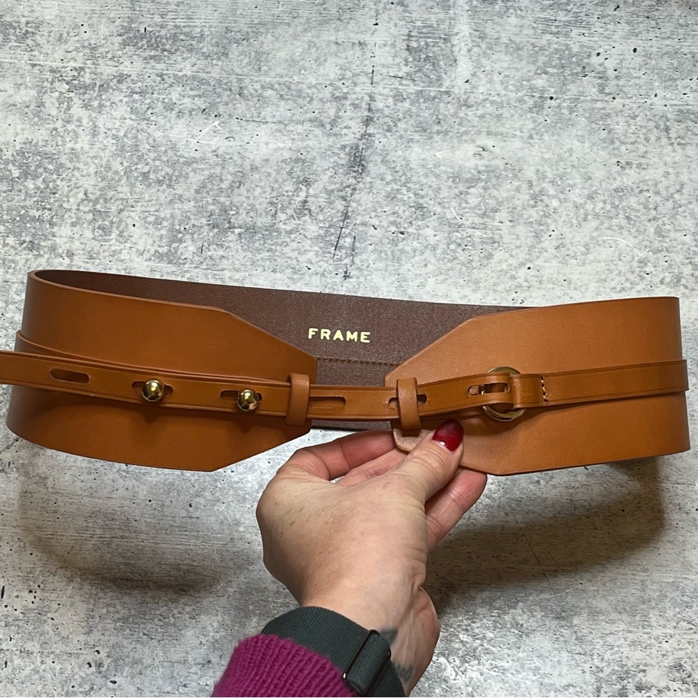 Frame Denim (brand) Tan Leather Belt